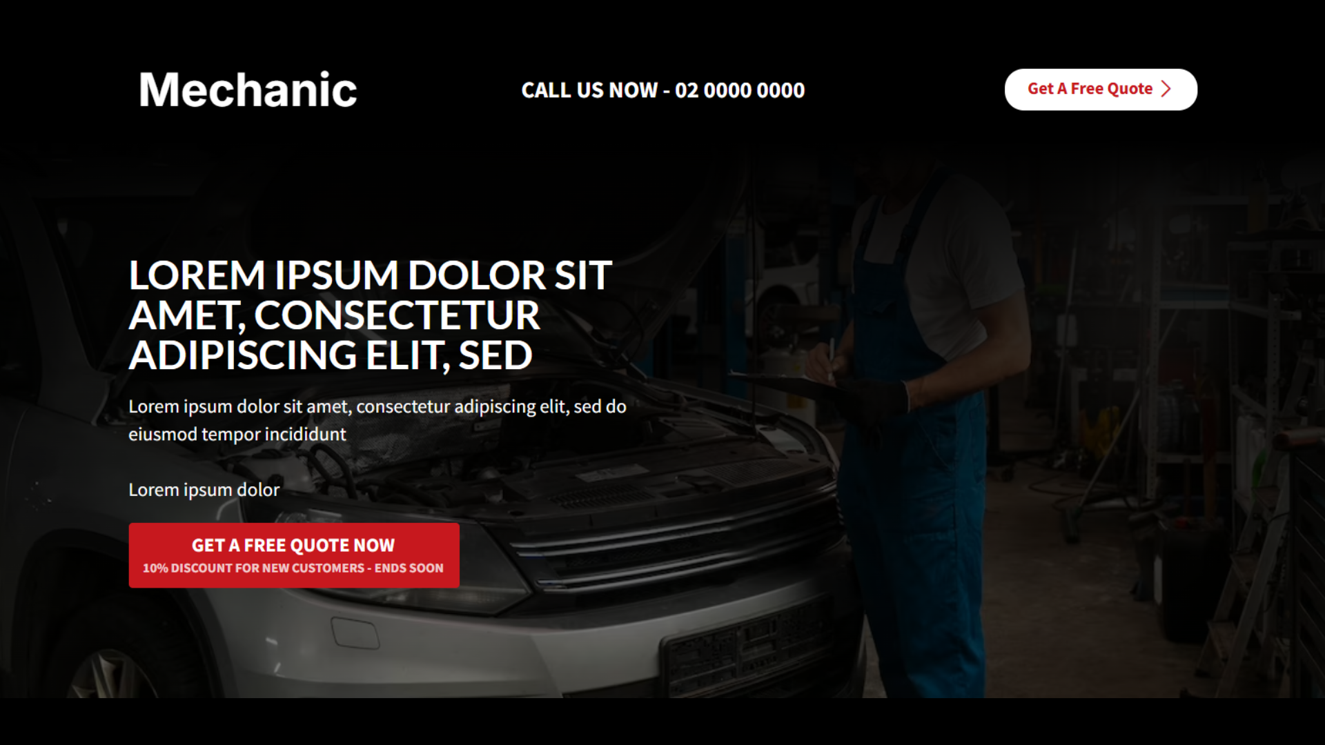 Landing Page Template 13 screenshot 1